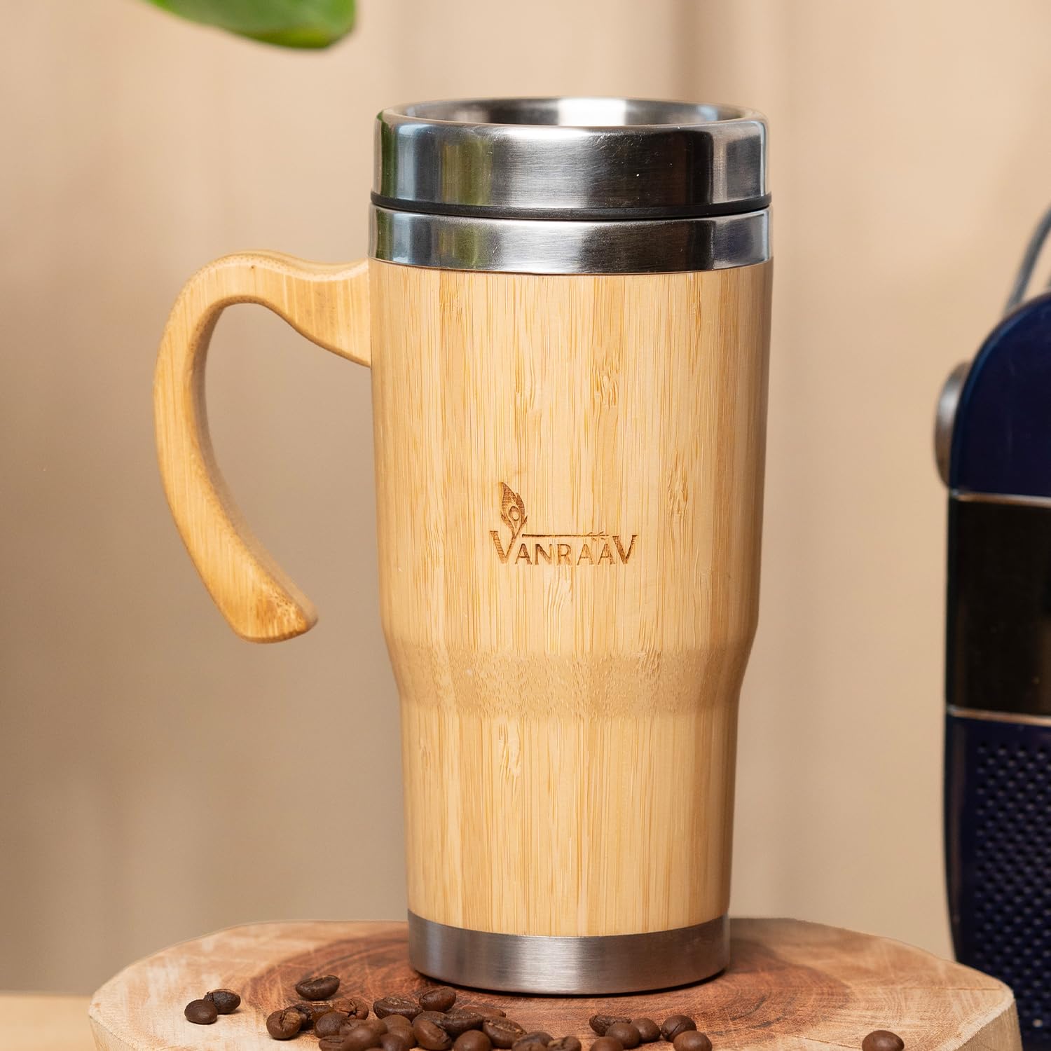 Big Bamboo Mug with Lid